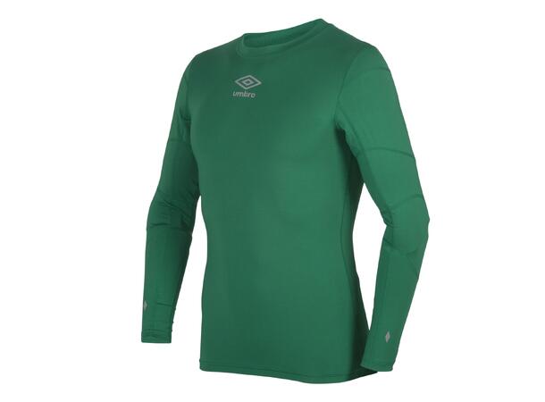 UMBRO Vulcan Underw Top jr Grønn 128 Teknisk kompresjonstrøye i klubbfarger 